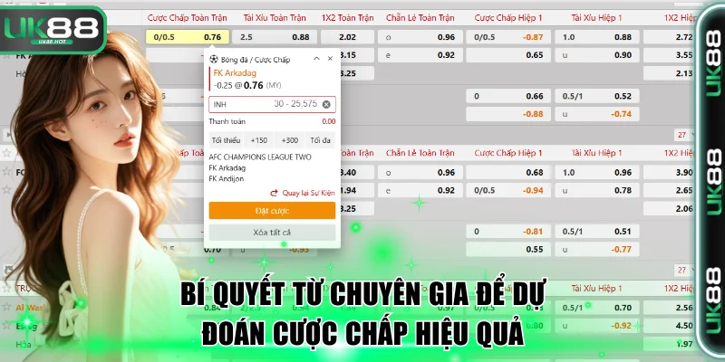 Kèo Châu Á Là Gì? Bí Quyết Ăn Đậm Mỗi Ngày Tại Uk88 4 Bí quyết chuẩn từ chuyên gia để dự đoán cược chấp hiệu quả