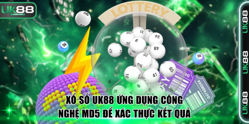 Xổ số UK88 ứng dụng công nghệ MD5 để xác thực kết quả